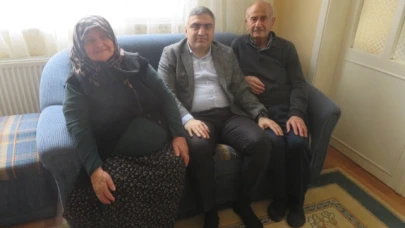 Karaaslan'dan şehit ve gazi ailelerine ziyaret