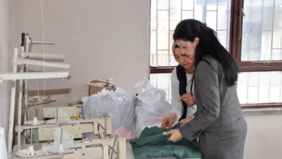 Kaymakam Erdoğan, kadın kooperatifi üyeleriyle bir araya geldi