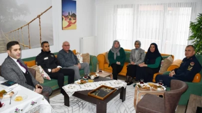 Kaymakam Güneş Şehit Yakınları ve Gaziyi ziyaret etti