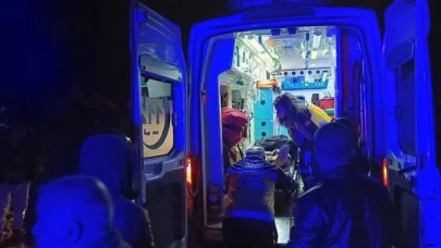 Kontrolden çıkan otomobil takla attı: 3 yaralı