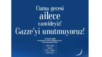 Merzifon'da "Cuma Gecesi Ailece Camideyiz" programı düzenlenecek