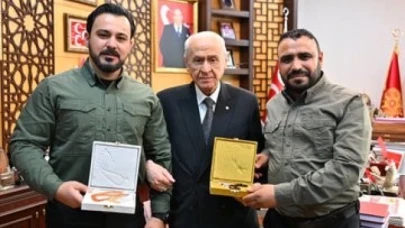 MHP Genel Başkanı Bahçeli, Suriye'den gelen heyeti kabul etti