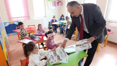 Müftü Bayram'dan 4-6 Yaş Miniklere Ziyaret