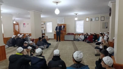 Müftü Bayram'dan Kur'an Kursu'na ziyaret