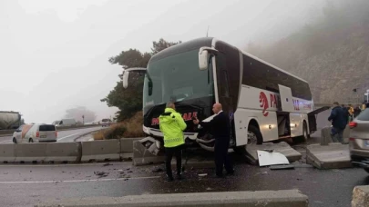 Otobüs kazası: 5 yaralı