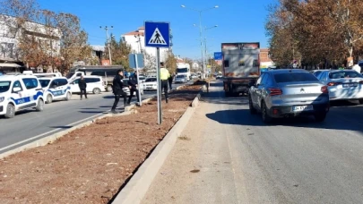 Otomobilin çaptığı yaya yaralandı