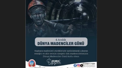 Özyol, Dünya Madenciler Günü'nü kutladı