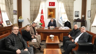 Taşkın ve yönetiminden Kargı'ya ziyaret
