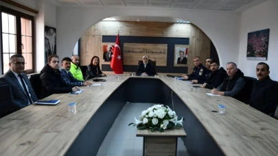 Trafikte Kış Mevsimi Tedbirleri Toplantısı yapıldı