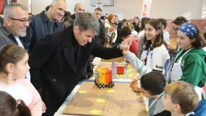 Vali Bakan Bilim Şenliğine katıldı