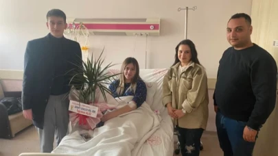 AK Gençlik'ten geçmiş olsun ziyareti
