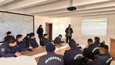 Amasya Orman Bölge Müdürlüğü'nden Jandarma Komutanlığı'na eğitim