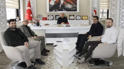 Başkan Kırlangıç Misafirlerini Ağırladı