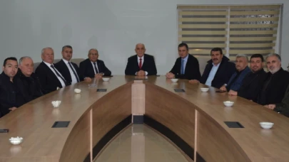 Başkan Uzun’dan Başkan Şahin’e makamında ziyaret