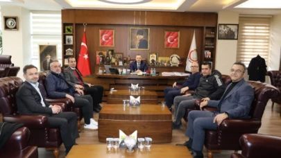 Başkanı Sevindi, Başkan Söylemez’i makamında ağırladı