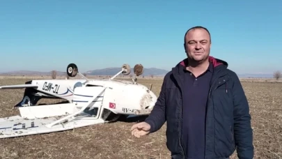 Havalimanında başarılı 3 tur atan uçak 2 saat sonra düştü