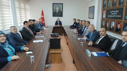 İlçe İdare Şube Başkanları Toplantısı Yapıldı