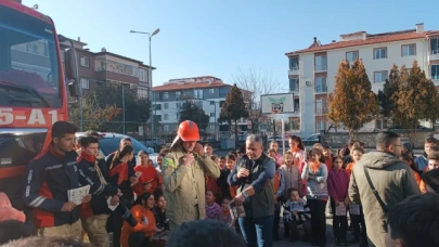 İlköğretim öğrencilerine orman yangınları konulu eğitim verildi