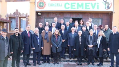 Karagöz CHP'li Milletvekilleri ile birlikte Tunceli'de