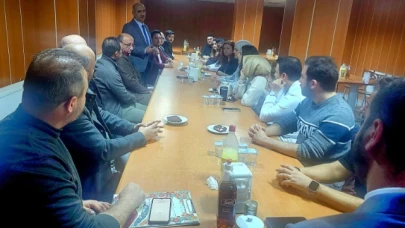 Koç başkanlığında Taşova'da toplantı yapıldı