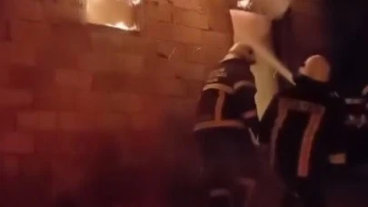 Kömürlükte çıkan yangın korkuttu