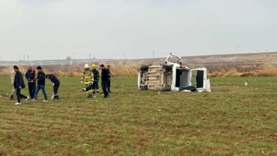 Kontrolden çıkan hafif ticari araç takla attı: 2 ölü, 4 yaralı