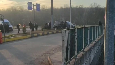 Köy muhtarları kaza geçirdi: 2 yaralı
