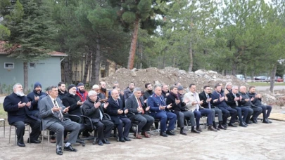 Mehmetçik Camii'nin temeli dualarla atıldı
