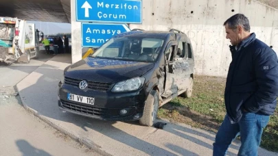 Merzifon'da kaza: 3 yaralı