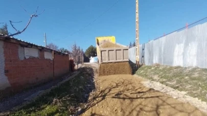 Merzifon'un köylerinde çalışmalar sürüyor