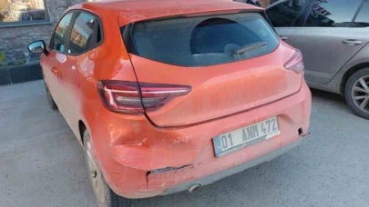 Otomobiller çarpıştı: 1 yaralı