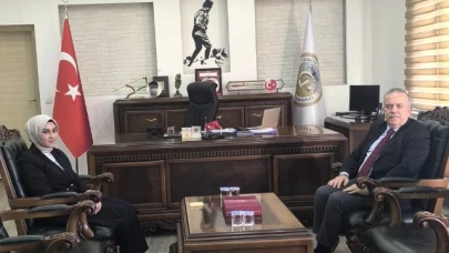 Rektör Turabi’den Kaymakam Güneş’e Hayırlı Olsun Ziyareti
