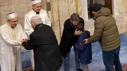 Sultan II. Bayezid Camii’nde yılın ilk sabah namazı