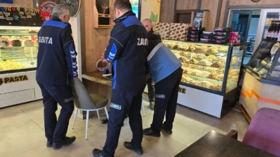 Suluova Belediyesi Zabıta Ekiplerinden Pastane Denetimi