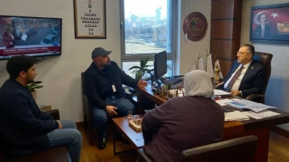 Vekil Çilez'e makamında ziyaretler devam ediyor