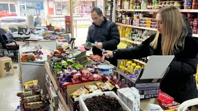 14 adet gıda denetimi gerçekleştirildi