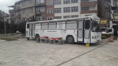 3 günde 95 ünite kan toplandı