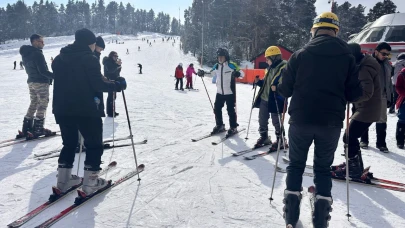 Kars Sarıkamış’ta "Temel Kayak Eğitimi"