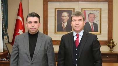 Vali Bakan, Kaymakam Eren’i Makamında Ağırladı