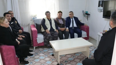 Kaymakam Karaaslan'dan Şehit ve Gazi Ailelerine Ziyaret