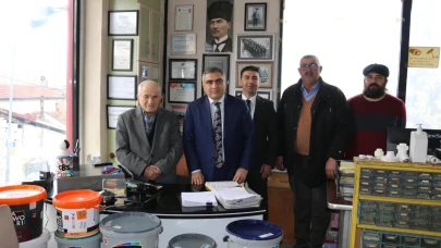 Kaymakam Karaaslan'dan İşletme Ziyareti