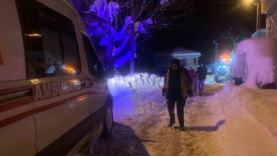 Belediye ekipleri, ambulansın hasta kadına ulaşması için seferber oldu