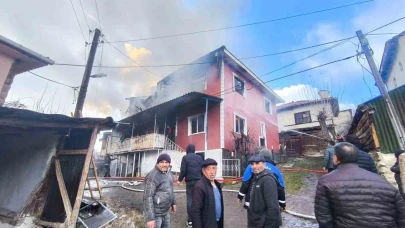 Baca yangını evi küle çevirdi