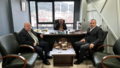 Başkan Sevindi'den Meslektaşına Destek Ziyareti