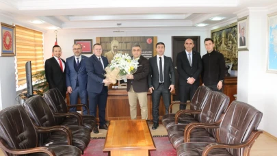Vergi Dairesi Müdürlüğü'nden Kaymakam Karaaslan'a Ziyaret