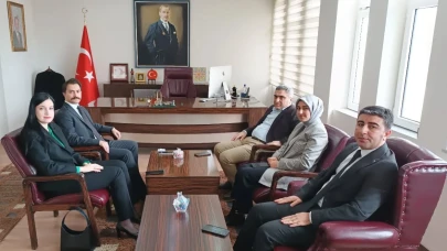 Kaymakamlardan Göynücek Kaymakamı Demirgül’e Ziyaret