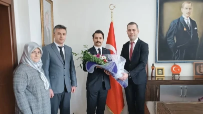 Göynücek  İlçe Mal Müdürü’nden Kaymakam Demirgül’e ziyaret
