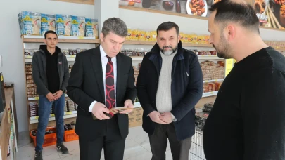 Vali Bakan faaliyete başlayan firmaları gezdi