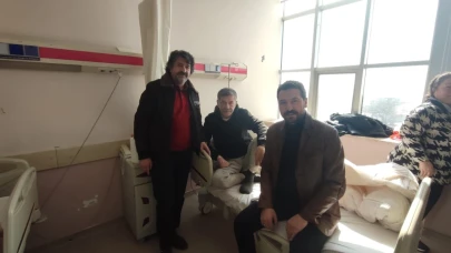 Başkan Keleş'ten hastane ziyaretleri