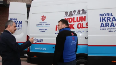 TDV Amasya Şubesi Mobil İkram Aracı Hizmete Başladı